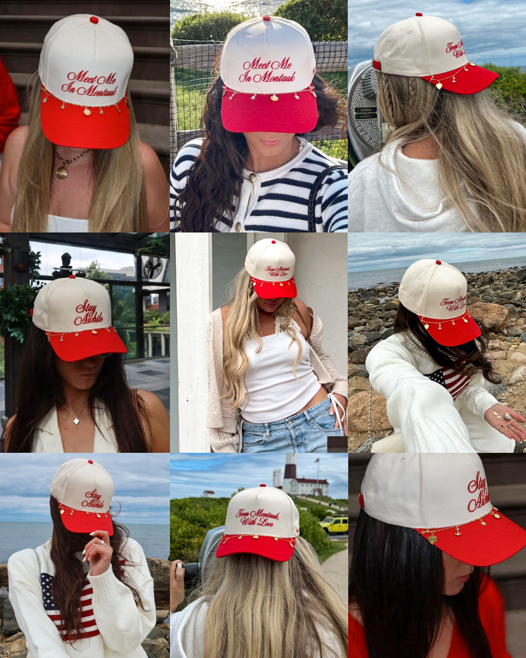 "SALLY SELLS SEASHELLS" HAT CHARMS