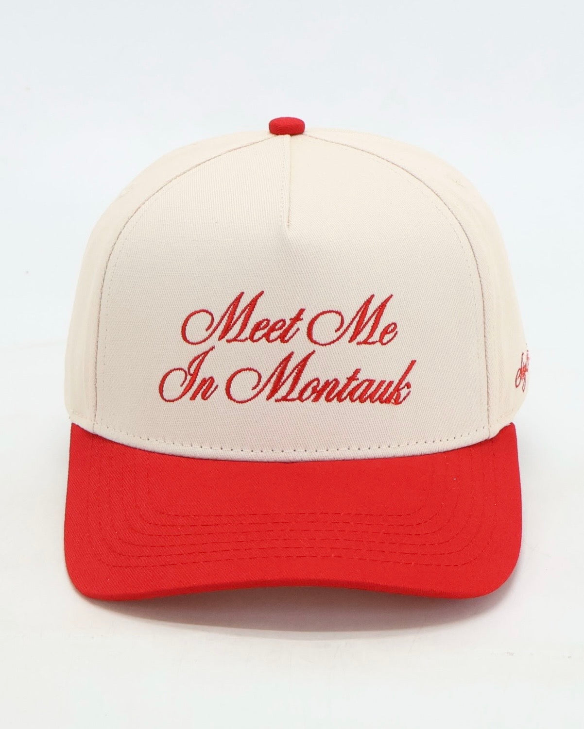 "MEET ME IN MONTAUK" PETITE TRUCKER HAT