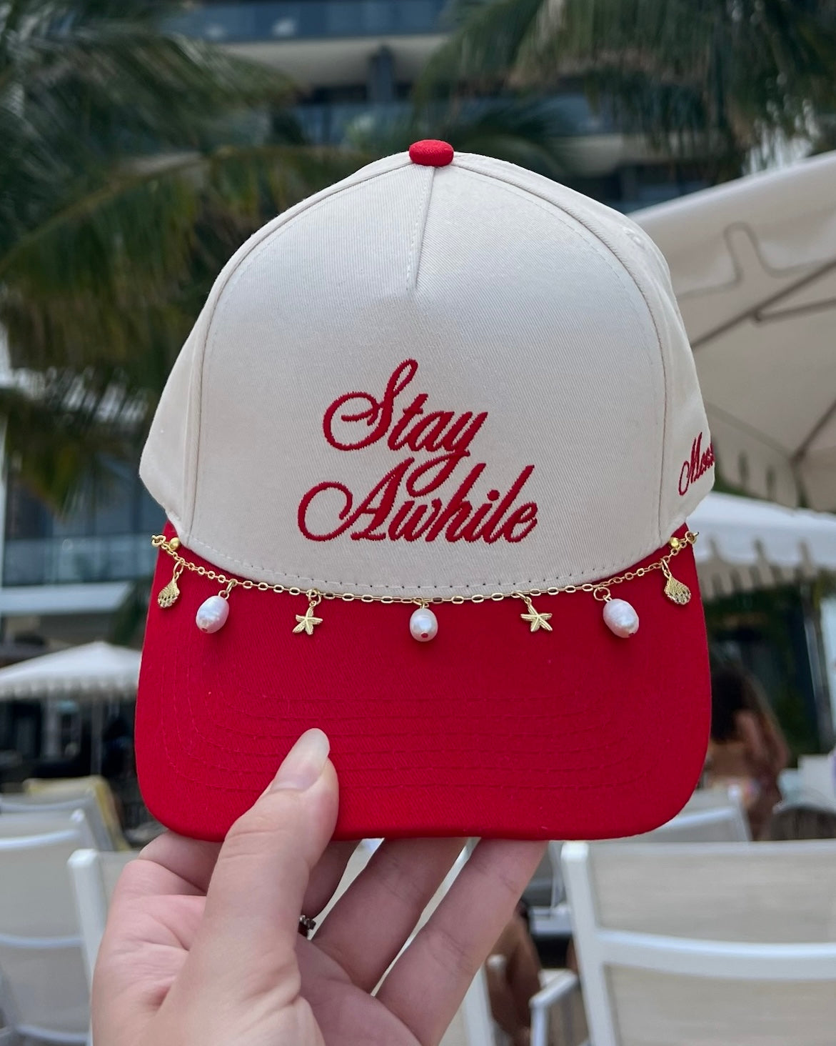 "WORLD IS YOUR OYSTER" HAT CHARMS