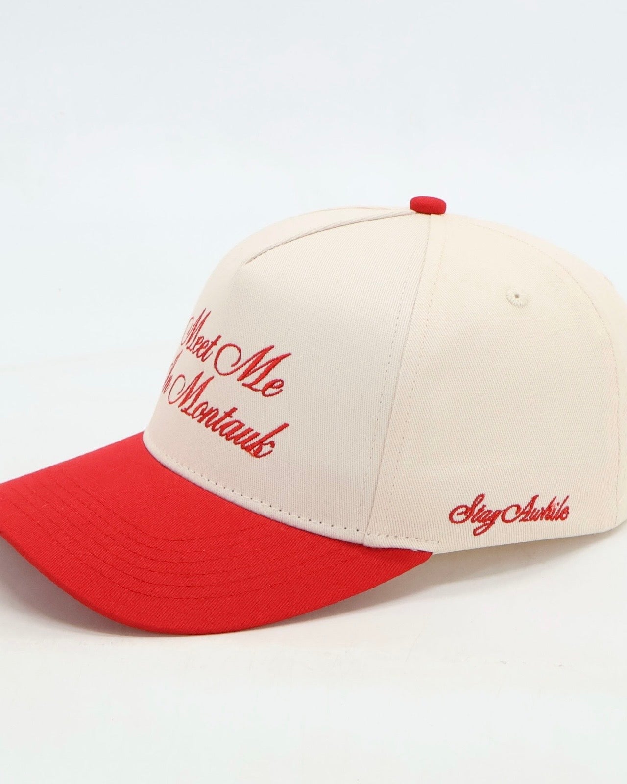 "MEET ME IN MONTAUK" PETITE TRUCKER HAT